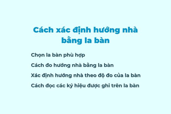 xác định hướng nhà