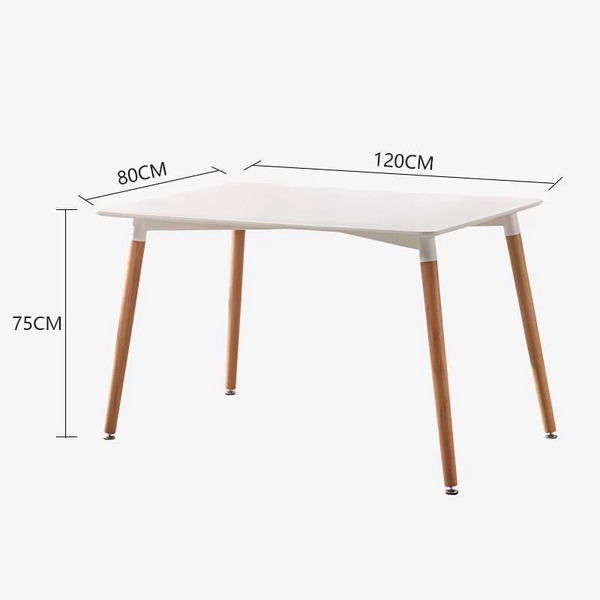 kích thước bàn cafe hình chữ nhật