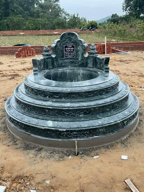 Những mẫu mộ đá tròn được yêu thích hiện nay