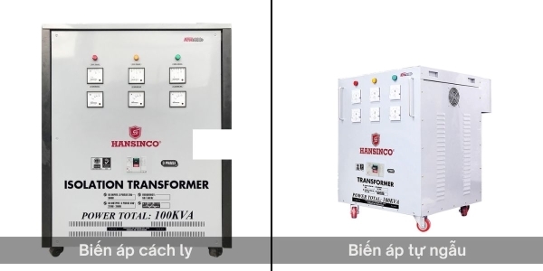 So sánh ưu nhược điểm của biến áp tự ngẫu và biến áp cách ly