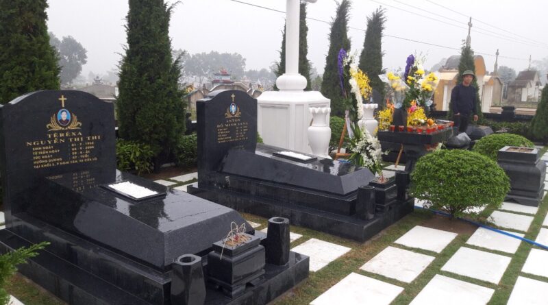 Mẫu mộ ốp đá Granite đẹp
