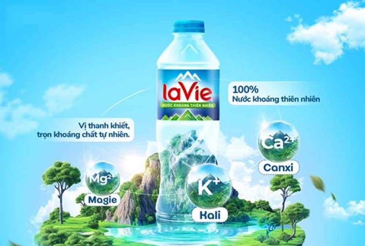 Thành phần khoáng chất tự nhiên trong nước Lavie