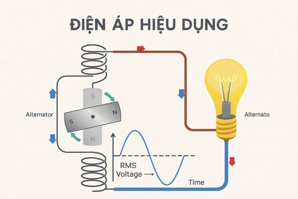 Tham khảo cách đo điện áp hiệu dụng
