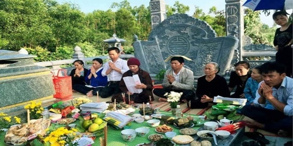 Hình ảnh lễ tạ mộ