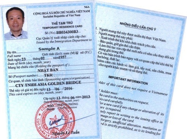 Who Can Apply for a Temporary Residence Card in Vietnam