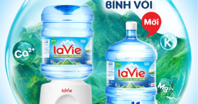Bình Lavie có vòi tiện lợi cho văn phòng, cung cấp nước tinh khiết nhanh chóng và tiết kiệm
