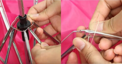 Sửa ô dù giúp khắc phục gãy khung