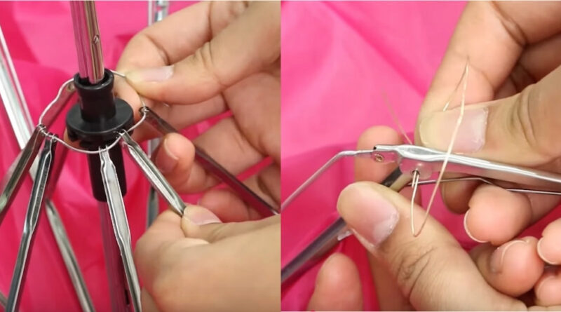 Sửa ô dù giúp khắc phục gãy khung