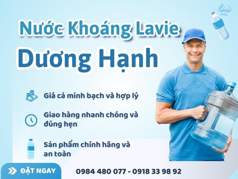 Dịch vụ giao nước Lavie tận nơi nhanh chóng, uy tín, đảm bảo nước sạch và tinh khiết