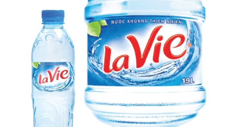 Nước Lavie bình úp tiện lợi, tinh khiết, phù hợp cho máy nóng lạnh gia đình và văn phòng